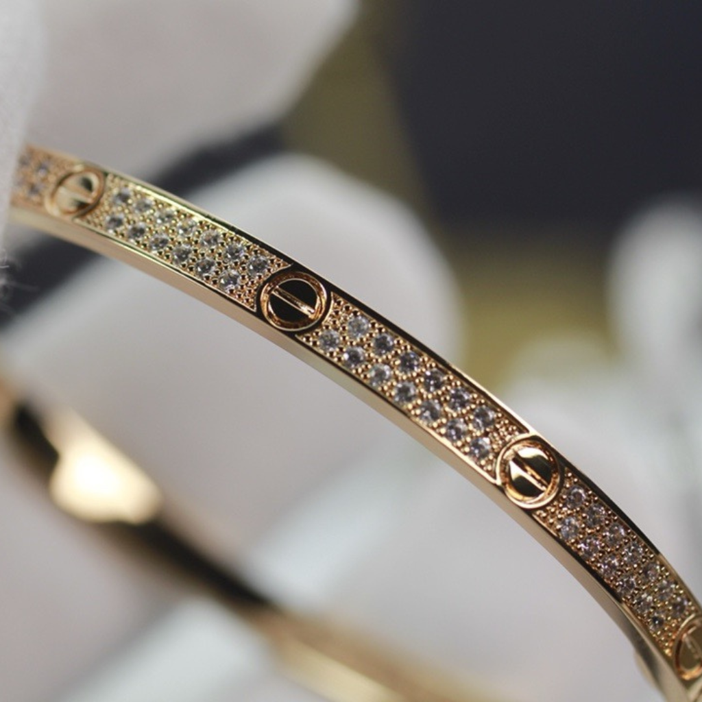 Cartier Love Bracelet Diamonds (Double Row)