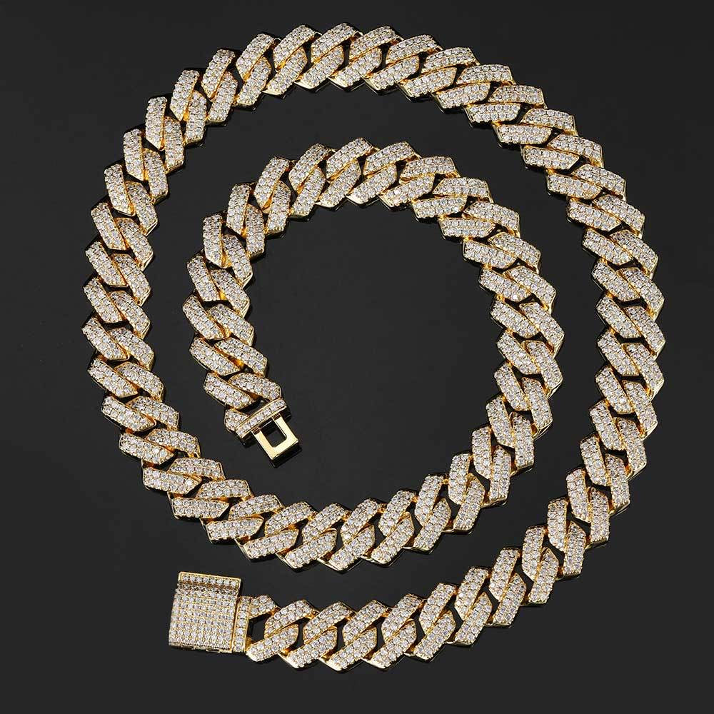 Iced Out Full Diamonds Cuban Chain