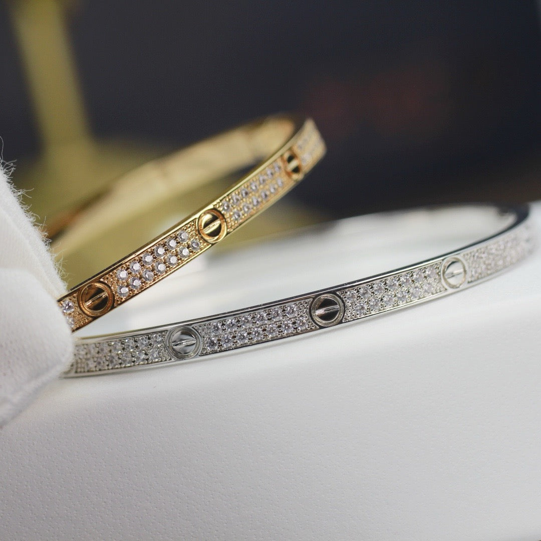 Cartier Love Bracelet Diamonds (Double Row)