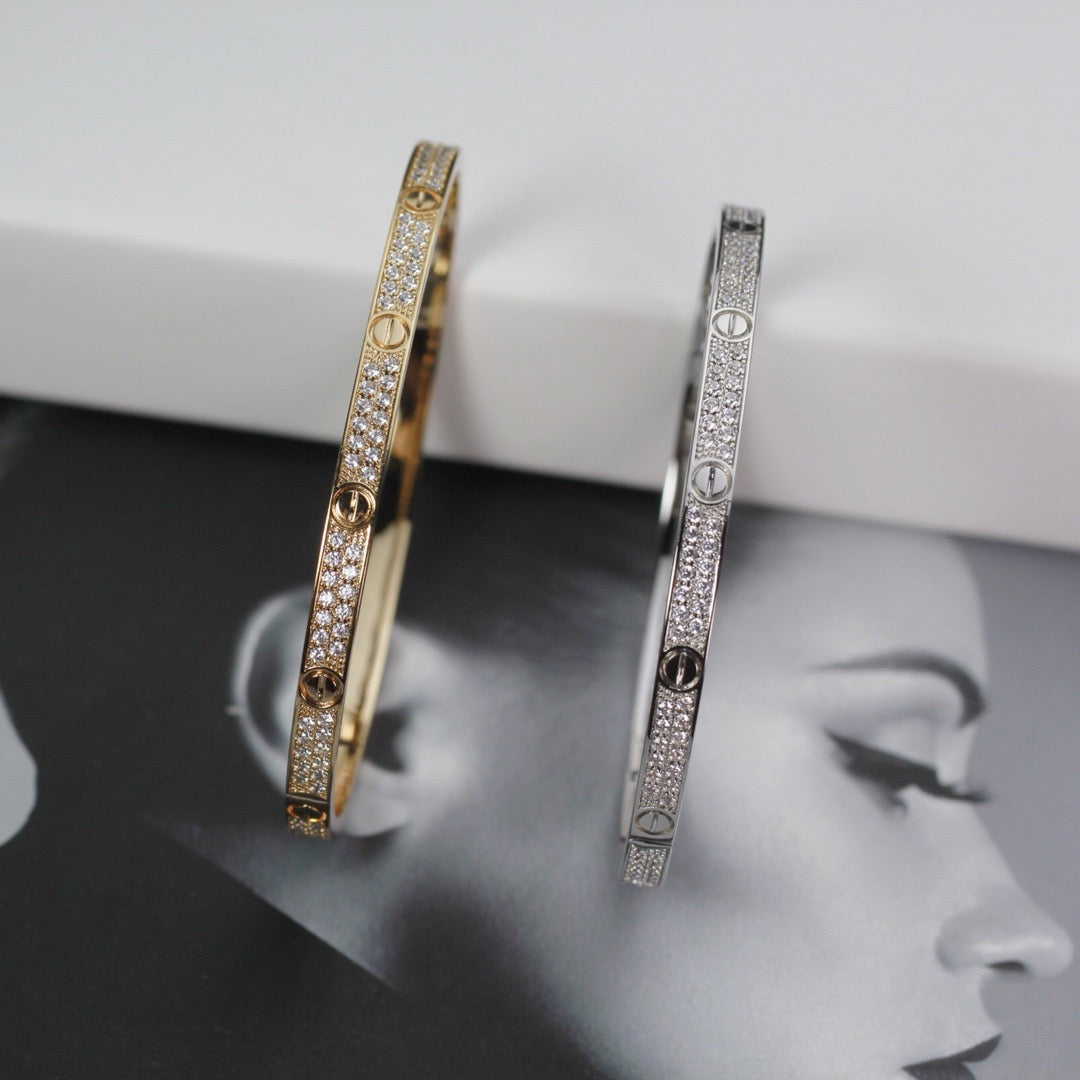 Cartier Love Bracelet Diamonds (Double Row)